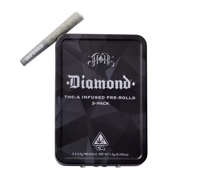 diamond infused prerolls weed